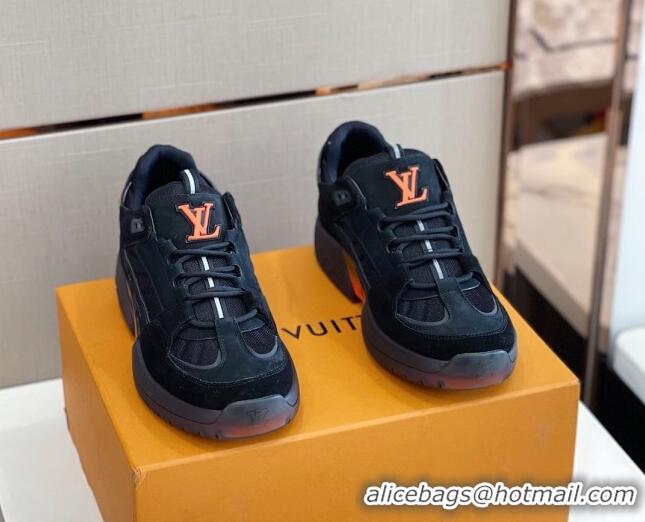 Unique Grade Louis Vuitton Men's A View Sneakers 030923 Black