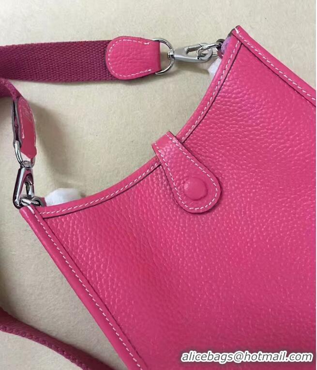 Reasonable Price Hermes Evelyne original togo leather mini Shoulder Bag H15698 rose