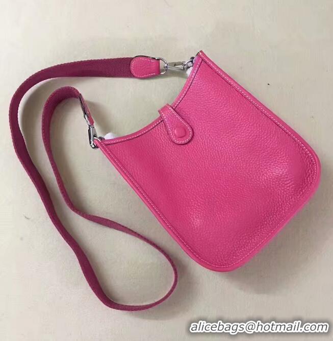 Reasonable Price Hermes Evelyne original togo leather mini Shoulder Bag H15698 rose