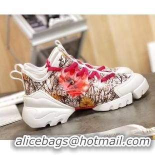 Top Design Dior D-Connect Sneakers in Print Technical Fabric 111050