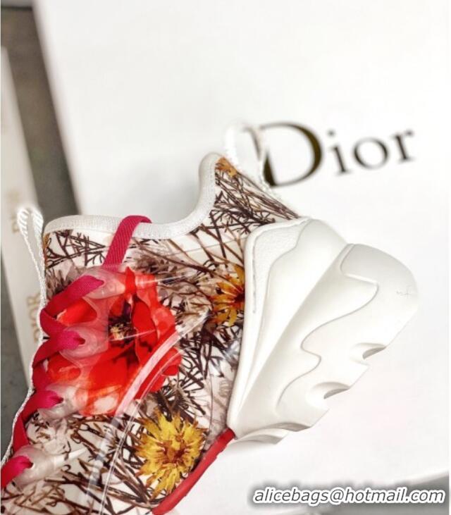 Top Design Dior D-Connect Sneakers in Print Technical Fabric 111050