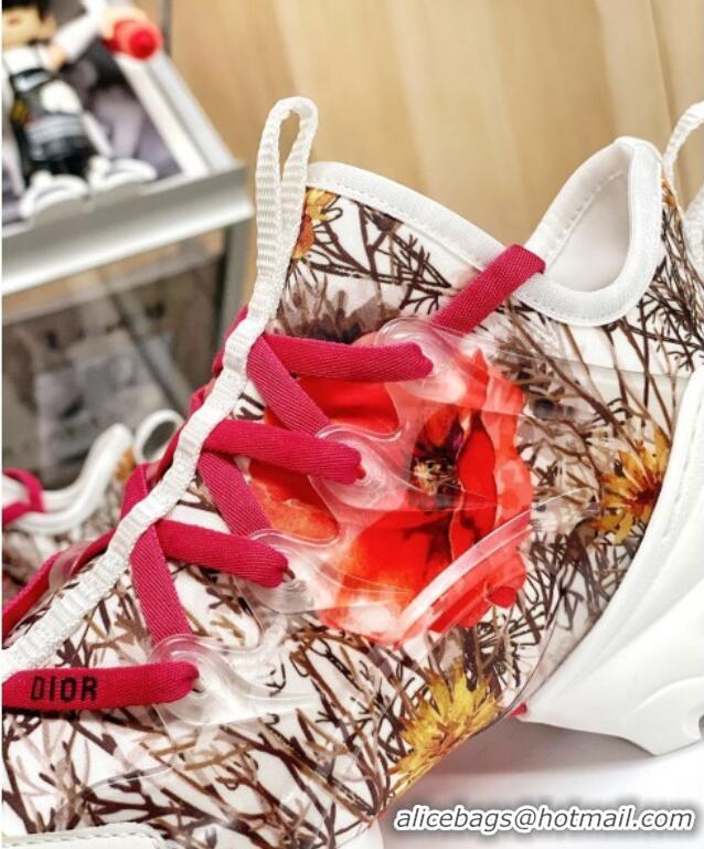 Top Design Dior D-Connect Sneakers in Print Technical Fabric 111050