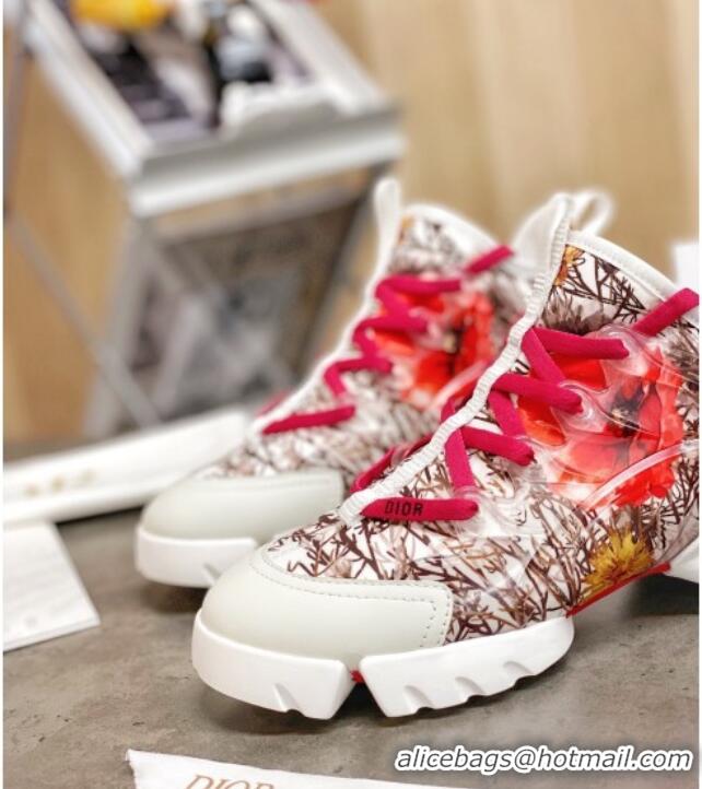 Top Design Dior D-Connect Sneakers in Print Technical Fabric 111050