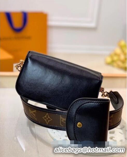 Best Quality Louis Vuitton Officier Pouch with Strap M69841 Black