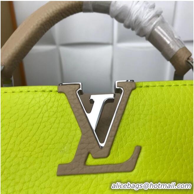 Good Product Louis Vuitton CAPUCINES PM M57519 yellow&grey