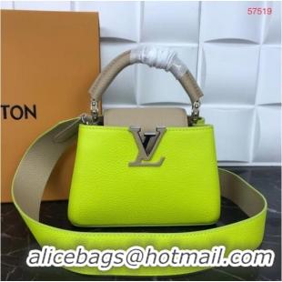 Good Quality Louis Vuitton CAPUCINES PM M57519 yellow&grey