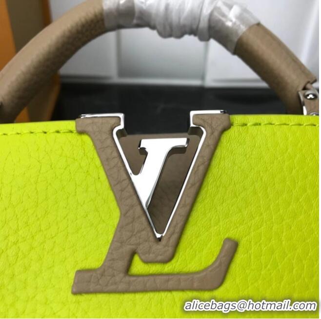 Good Quality Louis Vuitton CAPUCINES PM M57519 yellow&grey