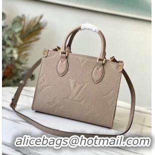 Good Taste Louis Vuitton ONTHEGO PM - EXCLUSIVELY ONLINE M45660 Tourterelle Beige