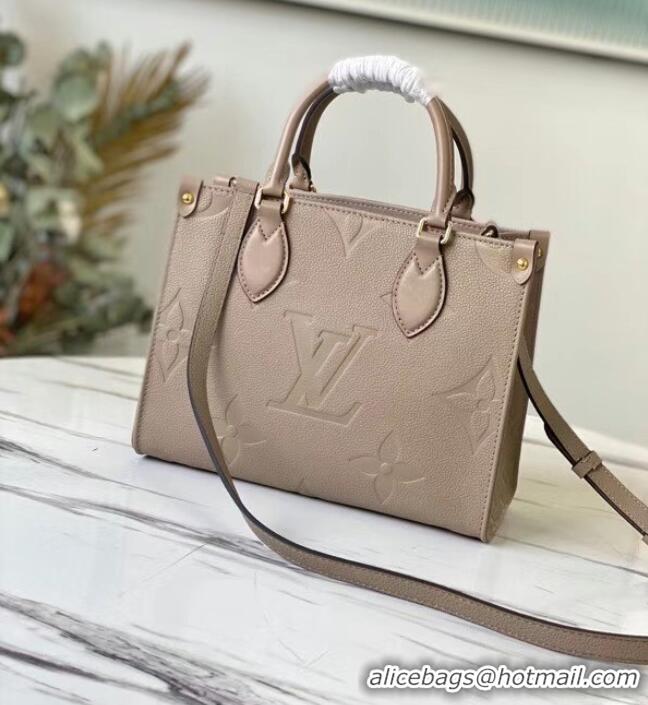 Good Taste Louis Vuitton ONTHEGO PM - EXCLUSIVELY ONLINE M45660 Tourterelle Beige