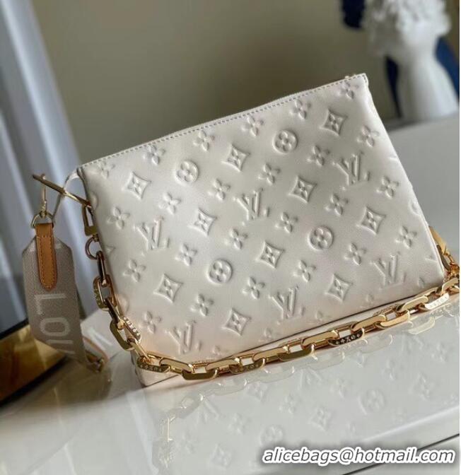 Famous Brand Design Louis Vuitton COUSSIN PM M57793 Cream