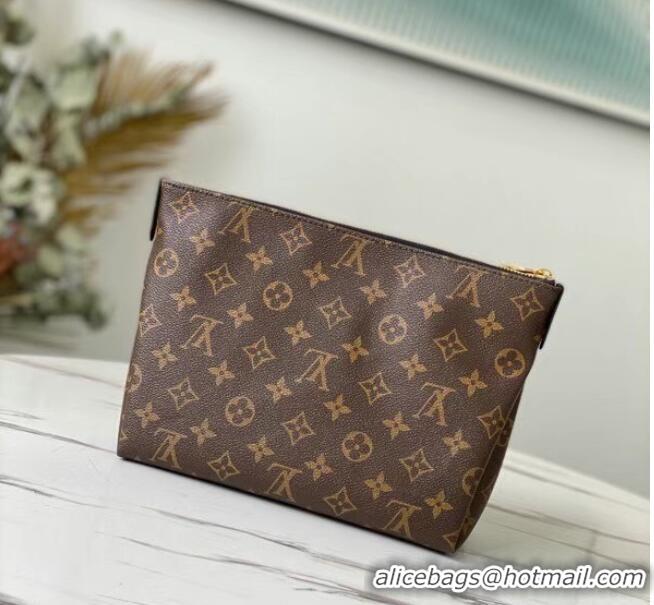 Market Sells Louis Vuitton Original Monogram Canvas Zipper Clutch bag M64125 pink