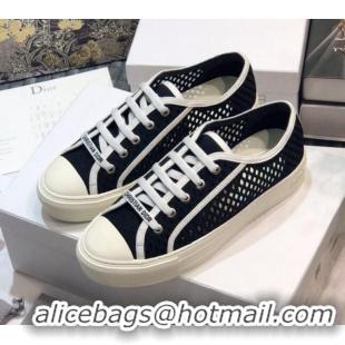 Best Luxury Dior Walk'n'Dior Sneakers in Black Mesh Embroidery 122251