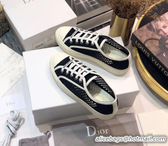 Best Luxury Dior Walk'n'Dior Sneakers in Black Mesh Embroidery 122251