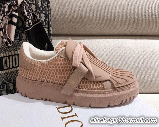 Grade Design Dior DIOR-ID Sneakers in Beige Mesh and Calfskin 122340