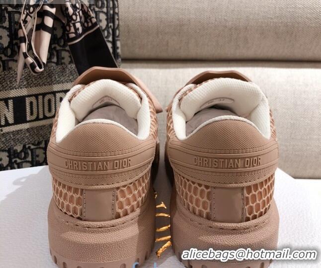 Grade Design Dior DIOR-ID Sneakers in Beige Mesh and Calfskin 122340