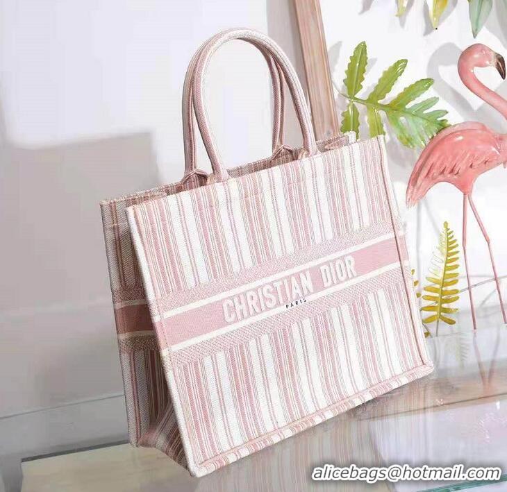 TOP GRADE DIOR BOOK TOTE BAG TOILE DE JOUY M1287ZT PINK