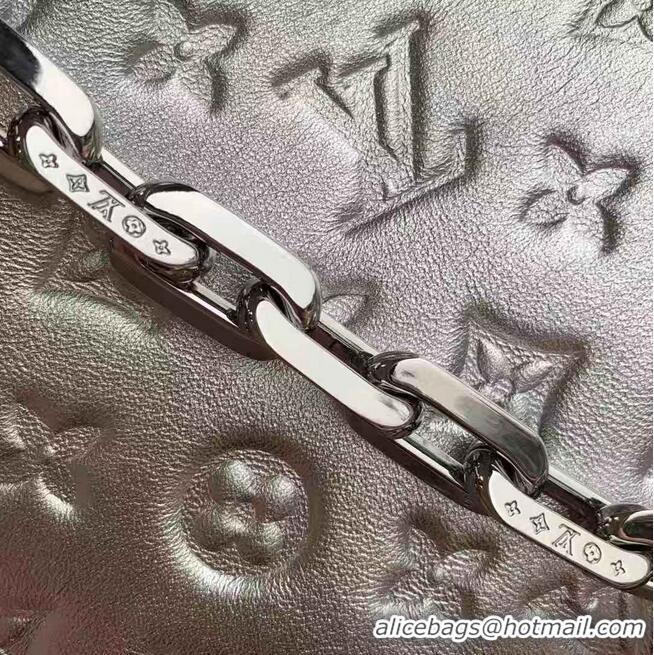 Trendy Design Louis Vuitton Monogram Empreinte COUSSIN PM M57793 Silver