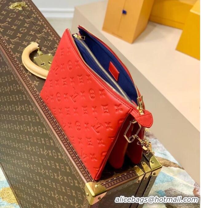 Reasonable Price Louis Vuitton Monogram Empreinte COUSSIN PM M57793 Red