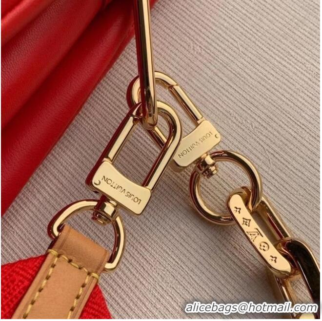 Reasonable Price Louis Vuitton Monogram Empreinte COUSSIN PM M57793 Red