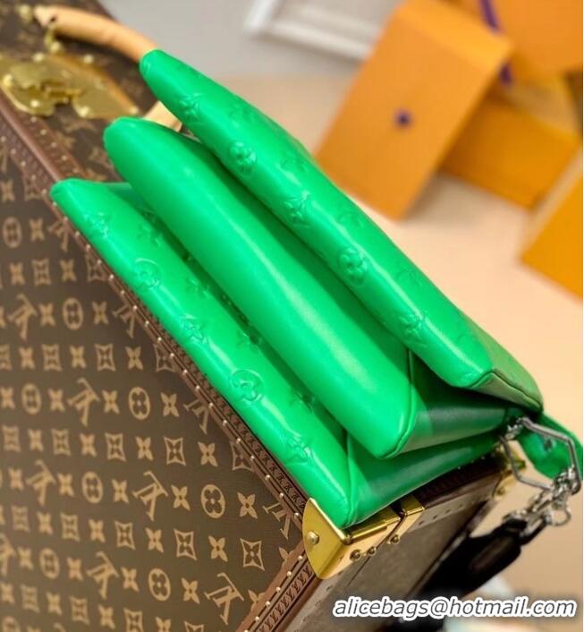 Luxury Cheap Louis Vuitton Monogram Empreinte COUSSIN PM M57793 Green