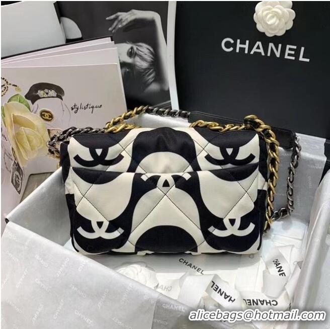 Buy Cheap Chanel 19 Flap Bag AS1160 Black&white