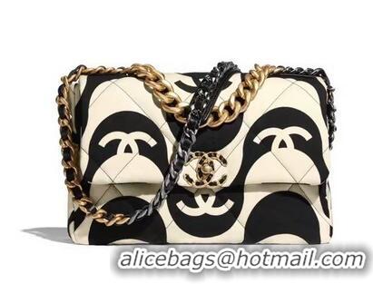 Top Quality Chanel 19 Flap Bag AS1161 Black&white