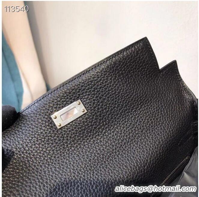 Super Quality Hermes Kelly 28cm Shoulder Bags Togo Leather KL28 Black