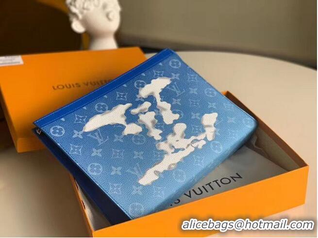 Super Quality Louis Vuitton POCHETTE VOYAGE MM M45480 Blue