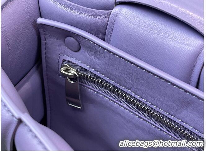 Discount Design Bottega Veneta THE CHAIN CASSETTE Expedited Delivery 631421 purple & Hardware Silver finish