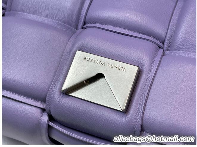 Discount Design Bottega Veneta THE CHAIN CASSETTE Expedited Delivery 631421 purple & Hardware Silver finish