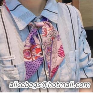 Well Crafted Hermes Twilly Small silk scarf H06363