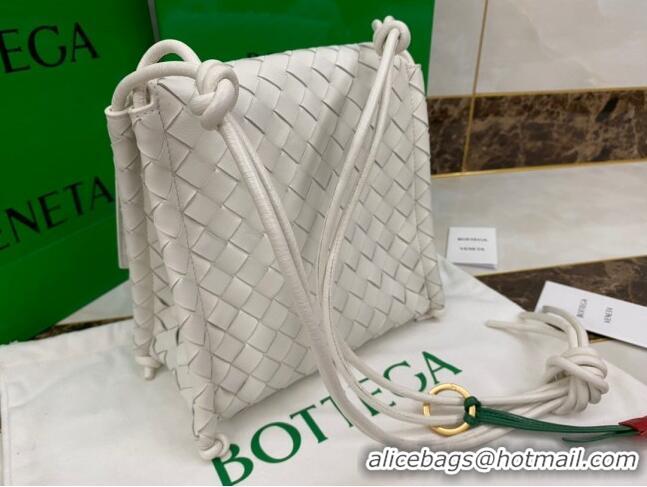 Top Design Bottega Veneta The Small Fold Crossbody Bag BV0501 White 2021