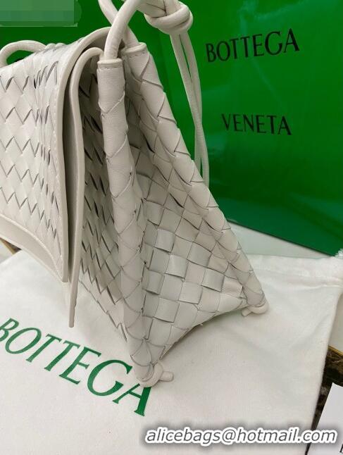 Top Design Bottega Veneta The Small Fold Crossbody Bag BV0501 White 2021