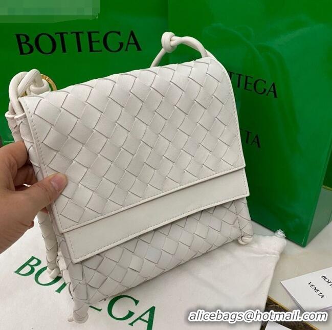 Top Design Bottega Veneta The Small Fold Crossbody Bag BV0501 White 2021