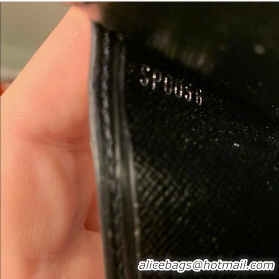 New Fashion Louis Vuitton Epi Leather Card Holder M63512 Black