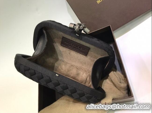 Super Quality Bottega Veneta Tiffany Fabric Small Clutch BV2679 Black 2021