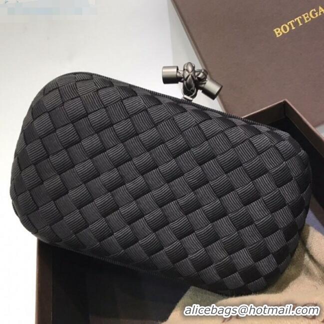 Super Quality Bottega Veneta Tiffany Fabric Small Clutch BV2679 Black 2021