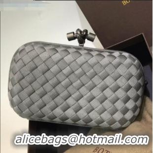 Low Cost Bottega Veneta Tiffany Fabric Small Clutch BV2679 Dark Grey 2021