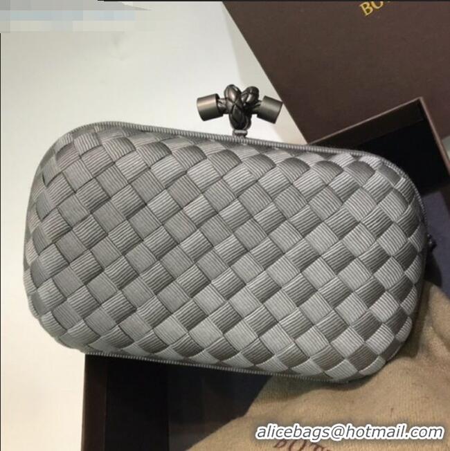 Low Cost Bottega Veneta Tiffany Fabric Small Clutch BV2679 Dark Grey 2021