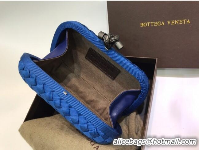 Cheap Price Bottega Veneta Tiffany Fabric Small Clutch BV2679 Blue 2021