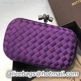 Low Price Bottega Veneta Tiffany Fabric Small Clutch BV2679 Purple 2021