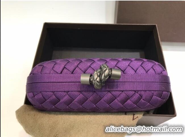 Low Price Bottega Veneta Tiffany Fabric Small Clutch BV2679 Purple 2021