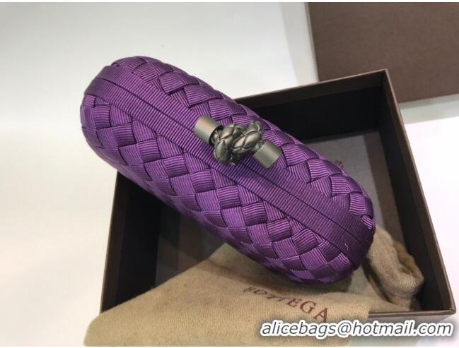 Low Price Bottega Veneta Tiffany Fabric Small Clutch BV2679 Purple 2021