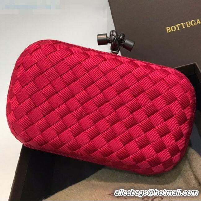 New Fashion Bottega Veneta Tiffany Fabric Small Clutch BV2679 Red 2021