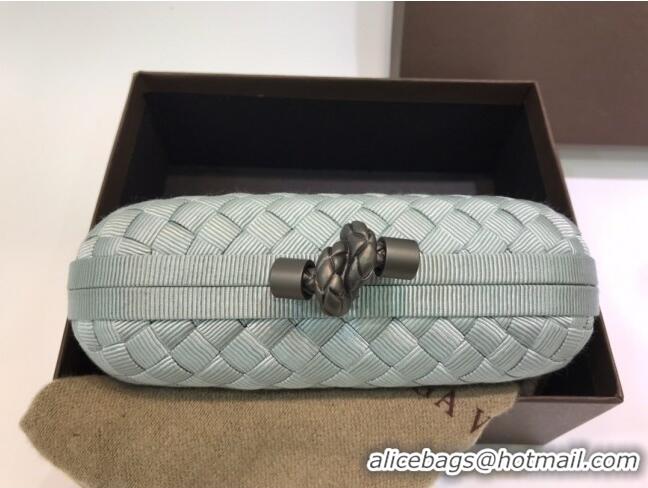 Famous Brand Bottega Veneta Tiffany Fabric Small Clutch BV2679 Ice Green 2021