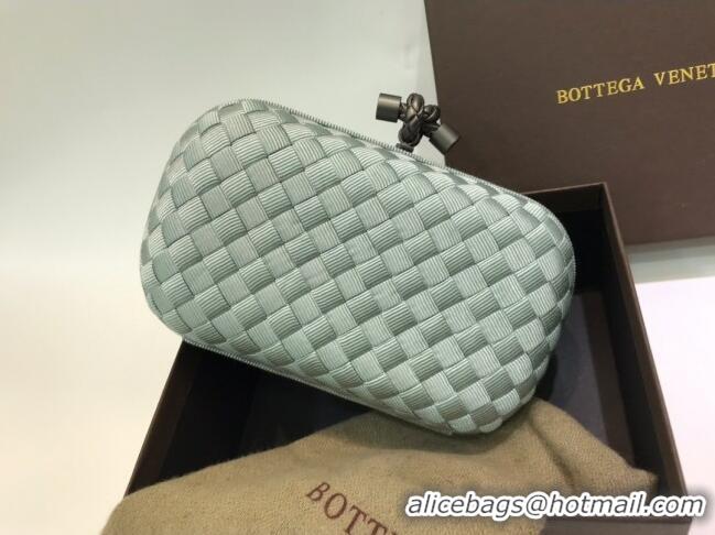 Famous Brand Bottega Veneta Tiffany Fabric Small Clutch BV2679 Ice Green 2021