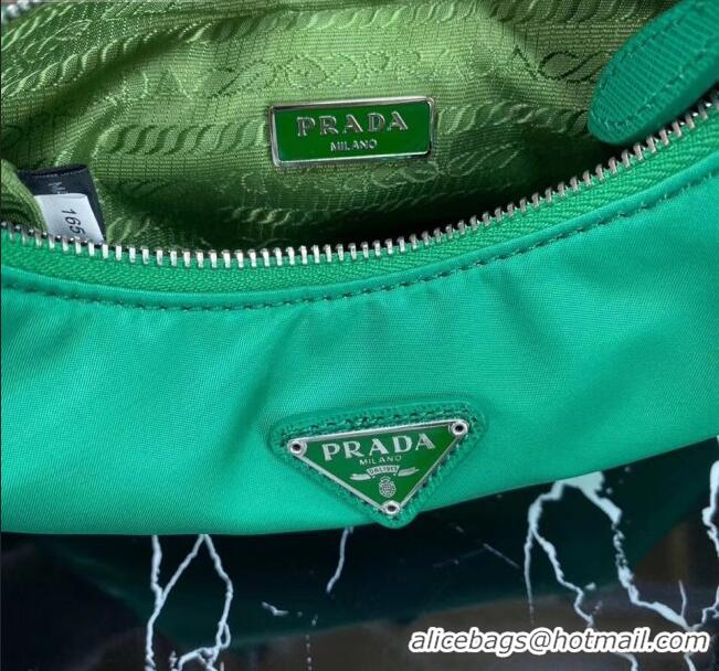 Market Sells Prada Re-Edition 2005 Nylon Shoulder Bag 1BH204 Green 2020