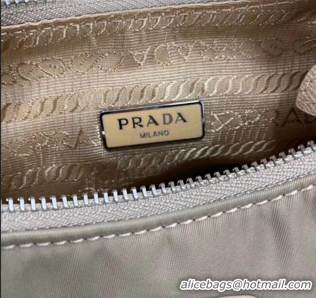 Top Quality Prada Re-Edition 2005 Nylon Shoulder Bag 1BH204 Beige 2020