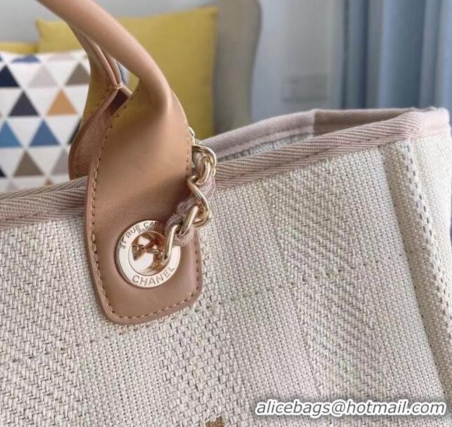 Popular Style Chanel Deauville Large Shopping Bag A66941 Beige 2021 03