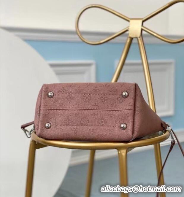 Affordable Price Louis Vuitton Mahina Leather HINA Bag M54353 dark pink